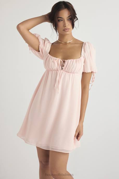 House of CB Princess Pink Quartz Mini Dress Clothing 4H6N434