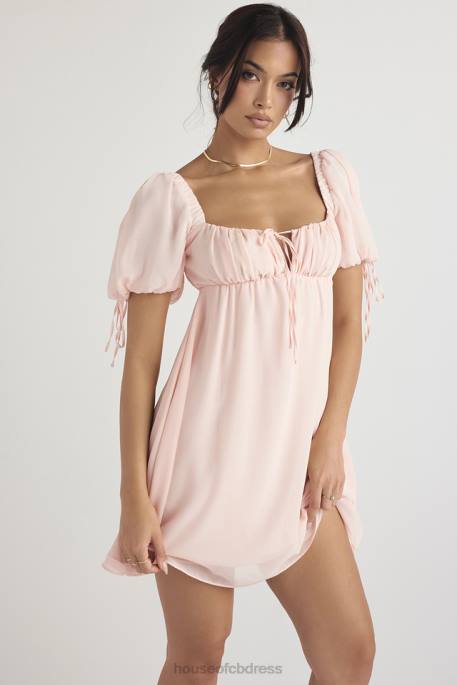 House of CB Princess Pink Quartz Mini Dress Clothing 4H6N434