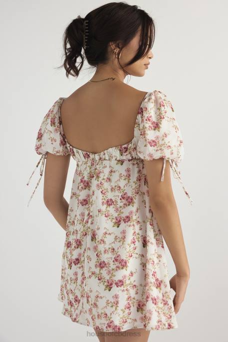 House of CB Princess Rose Print Mini Dress Clothing 4H6N435