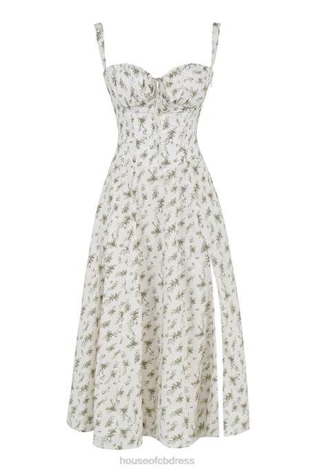 House of CB Carmen Garden Print Bustier Sundress Clothing 4H6N438