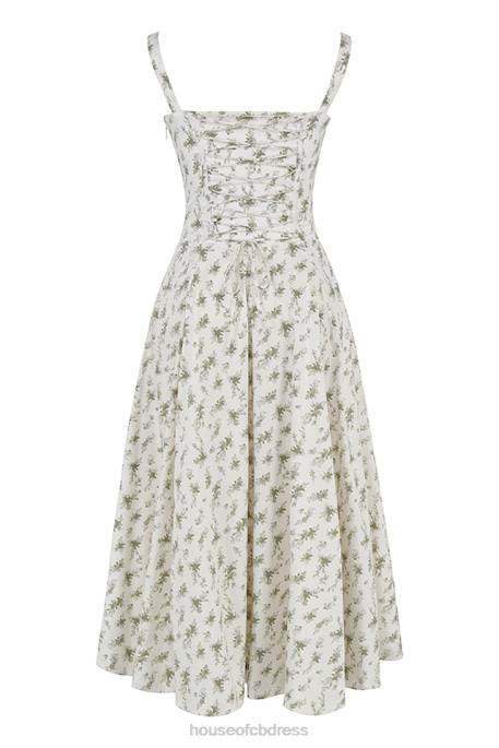 House of CB Carmen Garden Print Bustier Sundress Clothing 4H6N438