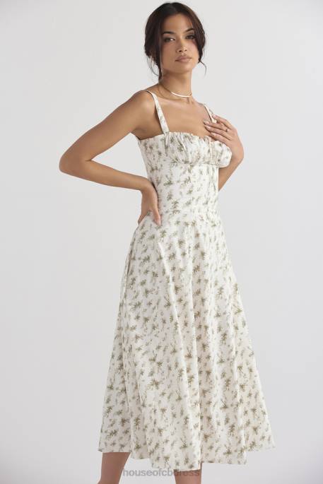 House of CB Carmen Garden Print Bustier Sundress Clothing 4H6N438