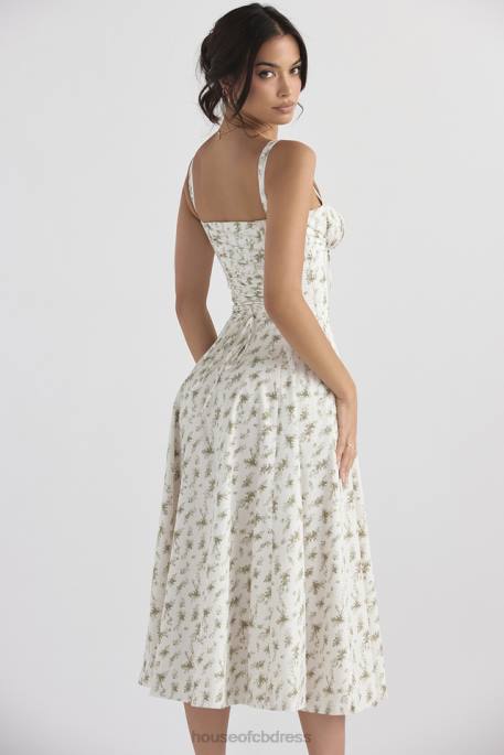 House of CB Carmen Garden Print Bustier Sundress Clothing 4H6N438