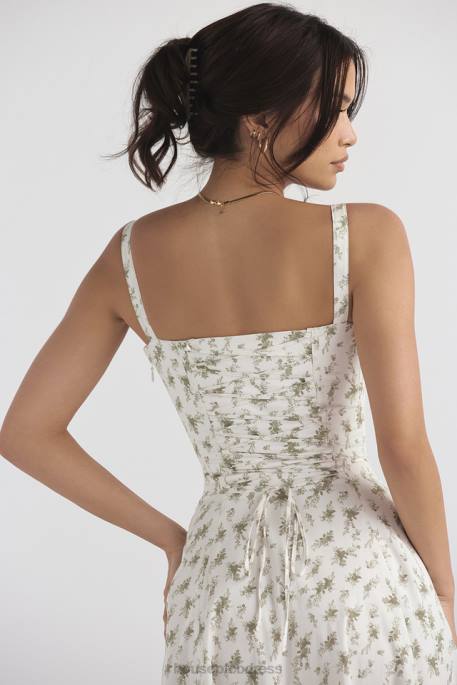 House of CB Carmen Garden Print Bustier Sundress Clothing 4H6N438