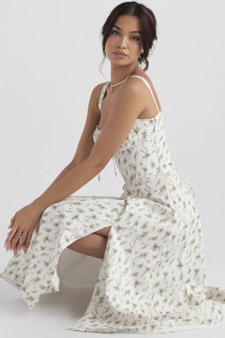 House of CB Carmen Garden Print Bustier Sundress Clothing 4H6N438