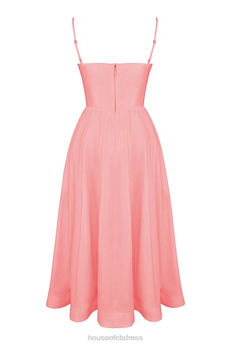 House of CB Lolita Apricot Corset Sundress Clothing 4H6N233
