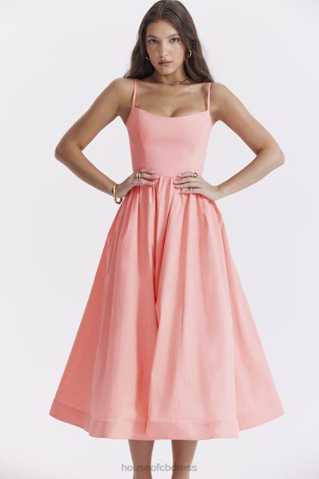 House of CB Lolita Apricot Corset Sundress Clothing 4H6N233