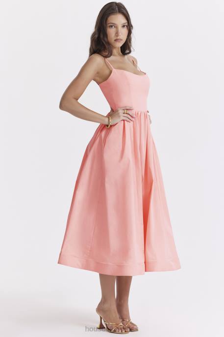 House of CB Lolita Apricot Corset Sundress Clothing 4H6N233