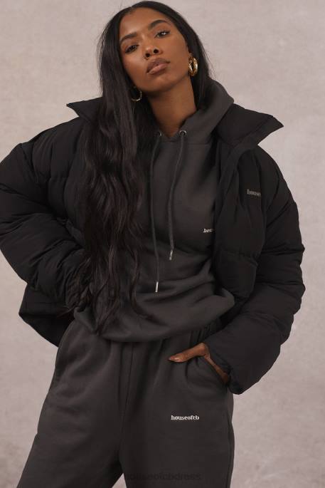 House of CB Hero Ink Oversized C Shape Puffer Jacket Clothing 4H6N1049