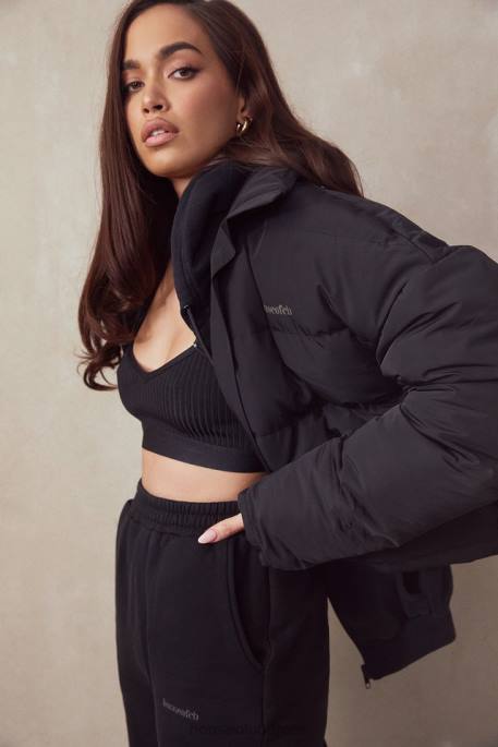 House of CB Hero Ink Oversized C Shape Puffer Jacket Clothing 4H6N1049