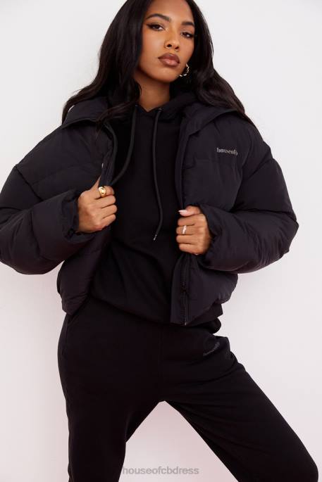 House of CB Hero Ink Oversized C Shape Puffer Jacket Clothing 4H6N1049
