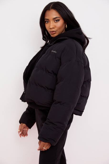 House of CB Hero Ink Oversized C Shape Puffer Jacket Clothing 4H6N1049