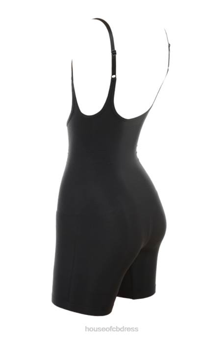 House of CB Mid Thigh Sculpting Bodysuit Ink Clothing 4H6N1275