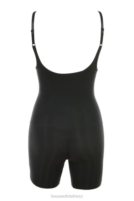 House of CB Mid Thigh Sculpting Bodysuit Ink Clothing 4H6N1275