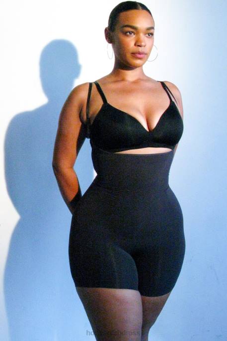 House of CB Mid Thigh Sculpting Bodysuit Ink Clothing 4H6N1275