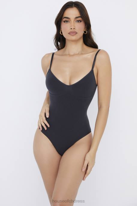 House of CB Sculpting Full Brief Bodysuit Ink Clothing 4H6N1271