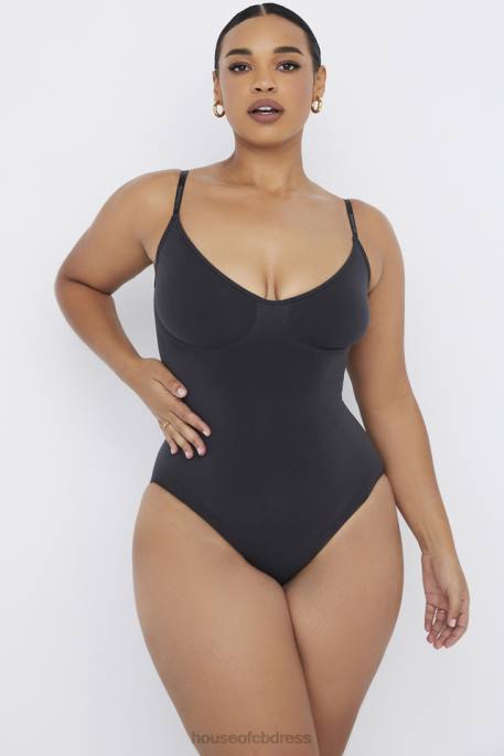 House of CB Sculpting Full Brief Bodysuit Ink Clothing 4H6N1271