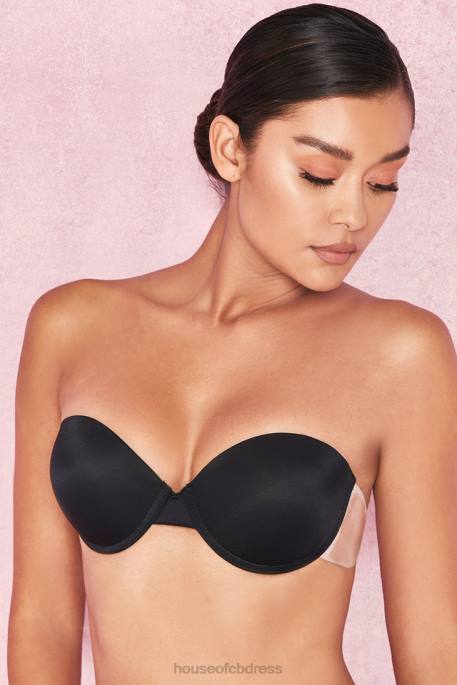 House of CB Boost Up Ultimate Boost Invisible Bra - Black Clothing 4H6N1293