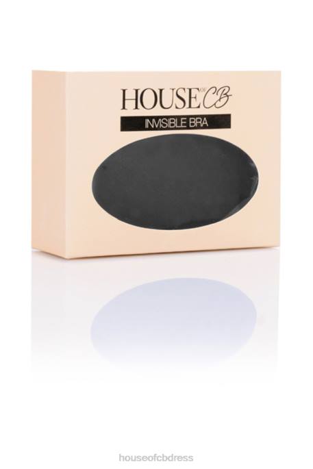 House of CB Front Fastening Moulded Microfibre V Bra - Black Clothing 4H6N1319