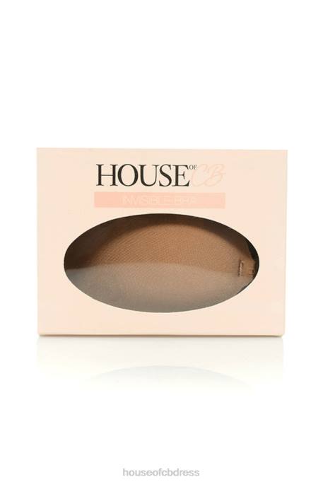 House of CB Front Fastening Moulded Microfibre V Bra - Caramel Clothing 4H6N1280