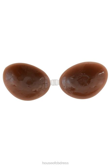 House of CB Silicon Front-Fastening Invisible Bra - Nutmeg Clothing 4H6N1284
