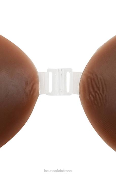 House of CB Silicon Front-Fastening Invisible Bra - Nutmeg Clothing 4H6N1284