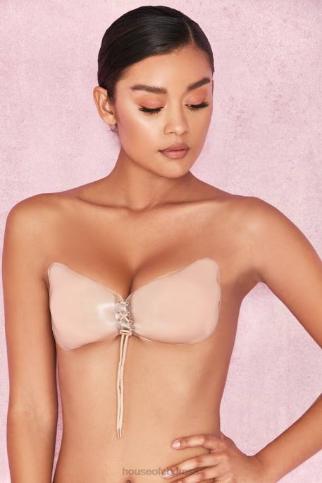 House of CB Silicon Push Up Invisible Bra - Beige Clothing 4H6N1305