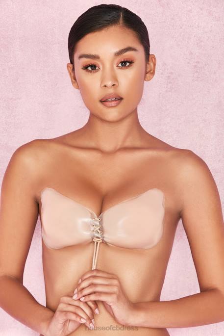 House of CB Silicon Push Up Invisible Bra - Beige Clothing 4H6N1305