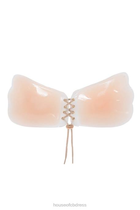 House of CB Silicon Push Up Invisible Bra - Beige Clothing 4H6N1305