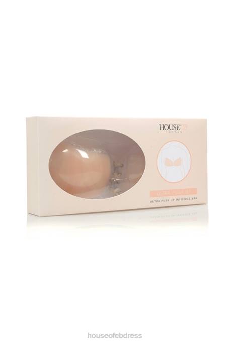 House of CB Silicon Push Up Invisible Bra - Beige Clothing 4H6N1305