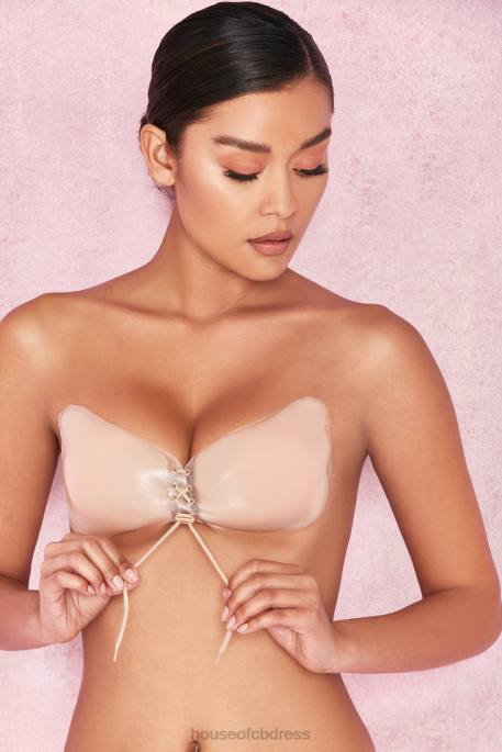 House of CB Silicon Push Up Invisible Bra - Beige Clothing 4H6N1305