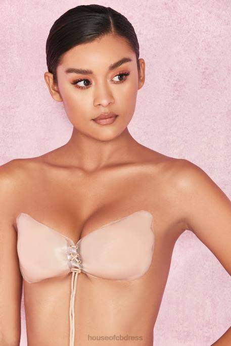 House of CB Silicon Push Up Invisible Bra - Beige Clothing 4H6N1305