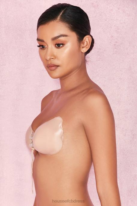 House of CB Silicon Push Up Invisible Bra - Beige Clothing 4H6N1305