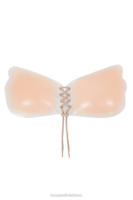 House of CB Silicon Push Up Invisible Bra - Beige Clothing 4H6N1305