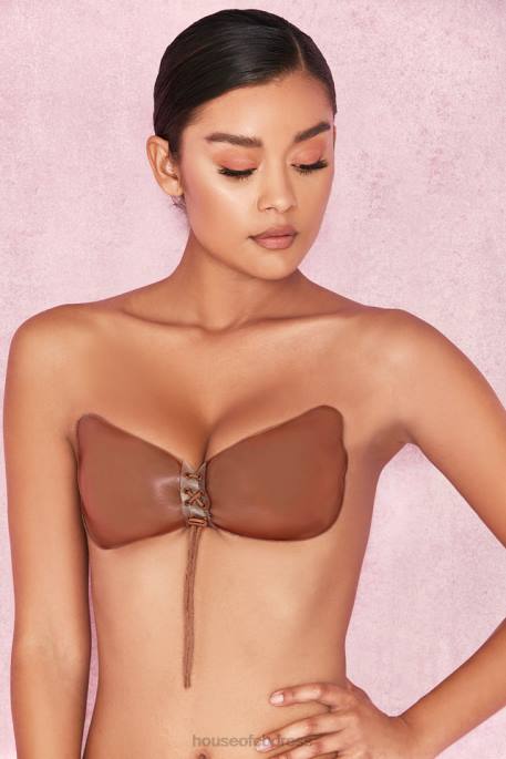 House of CB Silicon Push Up Invisible Bra - Caramel Clothing 4H6N1281