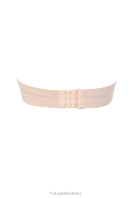 House of CB Smooth Plain Molded Strapless Bra - Beige Clothing 4H6N1308