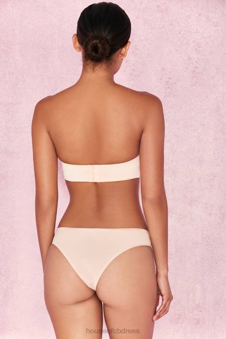 House of CB Smooth Plain Molded Strapless Bra - Beige Clothing 4H6N1308