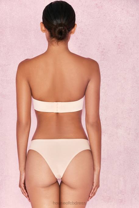 House of CB Smooth Plain Molded Strapless Bra - Beige Clothing 4H6N1308