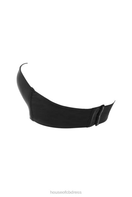 House of CB Smooth Plain Molded Strapless Bra - Black Clothing 4H6N1309