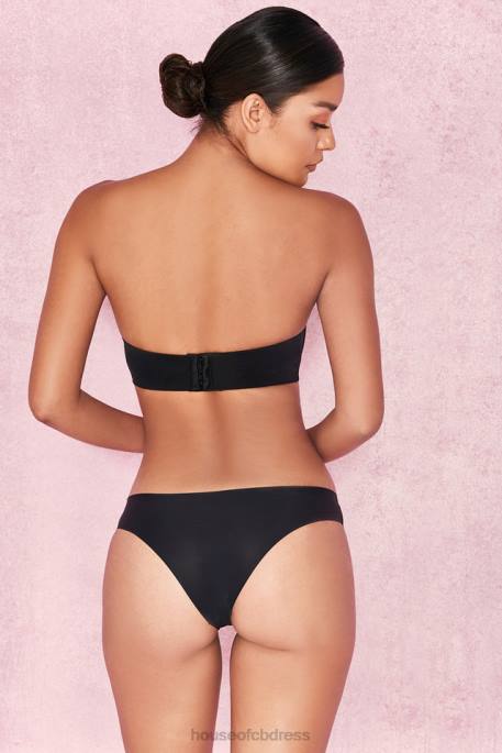 House of CB Smooth Plain Molded Strapless Bra - Black Clothing 4H6N1309