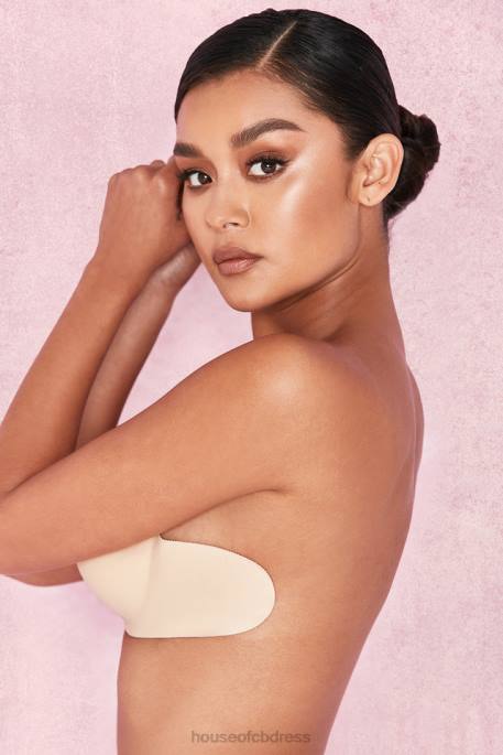 House of CB Strapless Backless Moulded Sticky Bra - Beige Clothing 4H6N1317