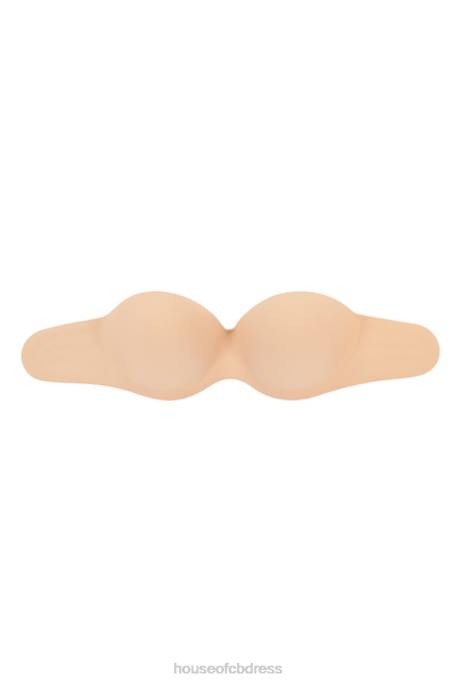 House of CB Strapless Backless Moulded Sticky Bra - Beige Clothing 4H6N1317