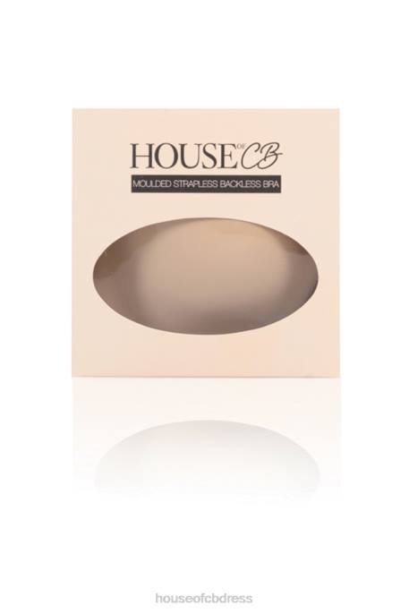 House of CB Strapless Backless Moulded Sticky Bra - Beige Clothing 4H6N1317