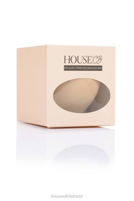 House of CB Strapless Backless Moulded Sticky Bra - Beige Clothing 4H6N1317