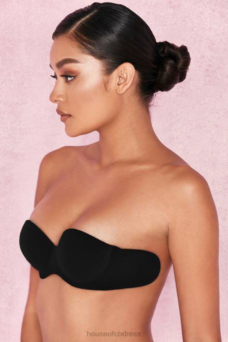 House of CB Strapless Backless Moulded Sticky Bra - Black Clothing 4H6N1316