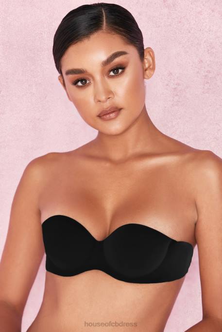 House of CB Strapless Backless Moulded Sticky Bra - Black Clothing 4H6N1316