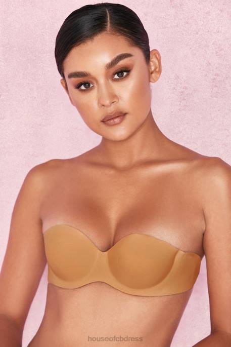House of CB Strapless Backless Moulded Sticky Bra - Caramel Clothing 4H6N1279