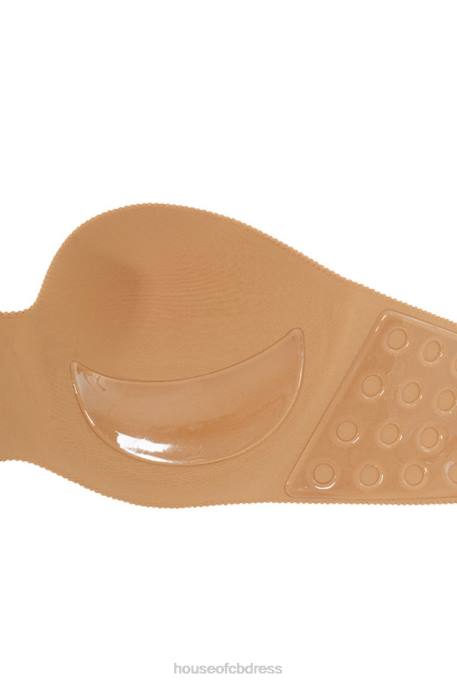 House of CB Strapless Backless Moulded Sticky Bra - Caramel Clothing 4H6N1279