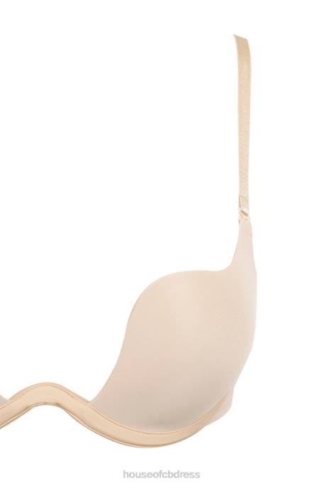 House of CB U Bra Multi Position Adjustable Bra - Beige Clothing 4H6N1313