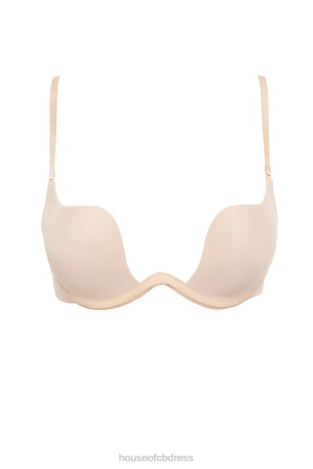 House of CB U Bra Multi Position Adjustable Bra - Beige Clothing 4H6N1313